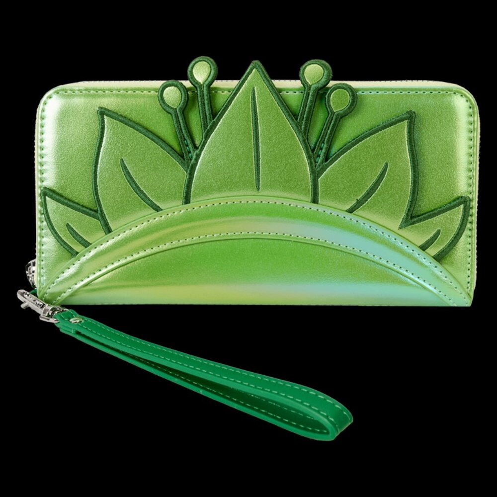 NEW Loungefly Princess & The Frog Tiana Exclusive Iridescent Wristlet Wallet